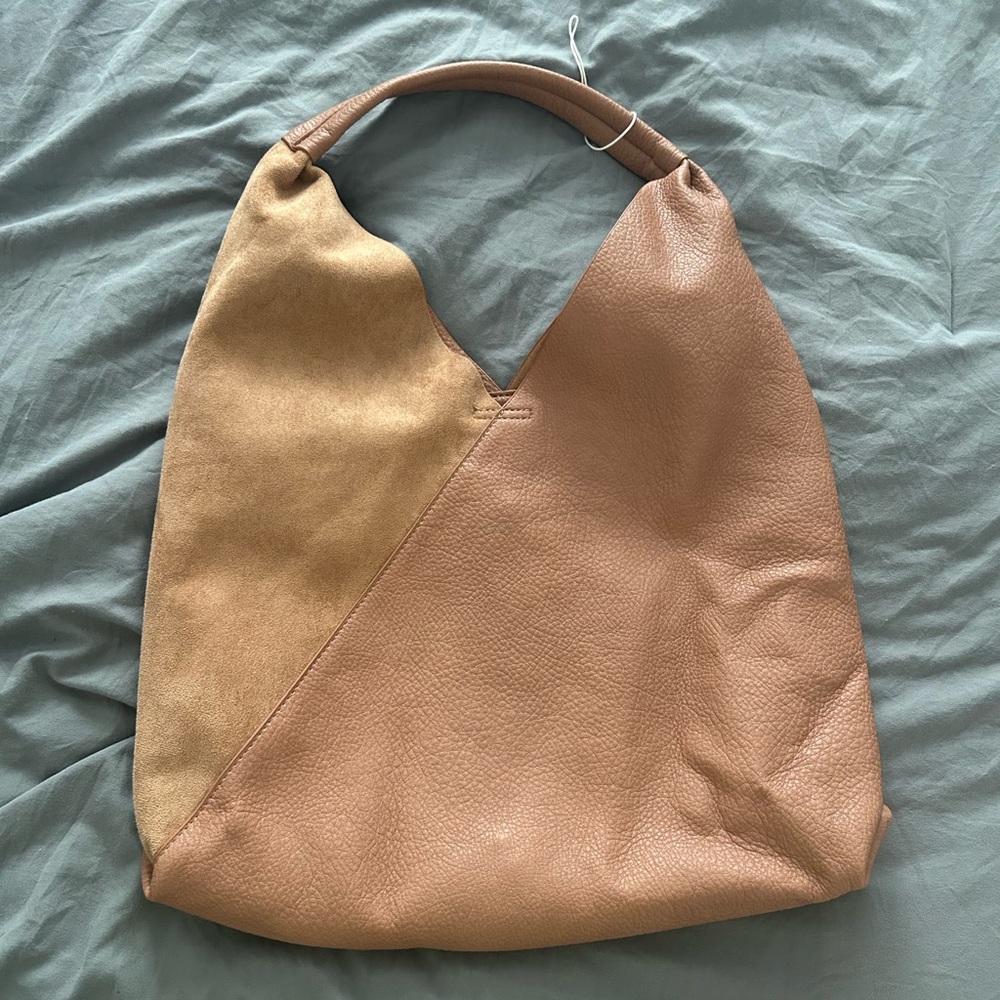 Shiraleah Tan and Brown Hobo Bag